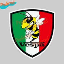 베스파 피아지오 데칼 집 쿨러 노트북 레이싱 헬멧 트렁크, M+Length 10cm