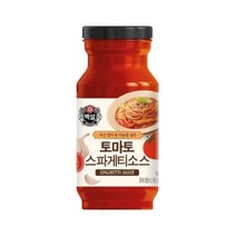 CJ제일제당 백설 토마토 파스타 스파게티소스, 610g, 12개