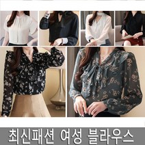 KAA 212 여자튤립소매반팔블라우스 긴팔블라우스