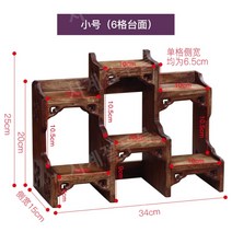 그릇장식장 옛날찬장 엔틱그릇장 원목 주방장식장 찻장, 소형(작은 조리대 6개)