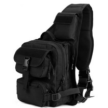 밀리터리 멀티 크로스백 대형 / 루어낚시가방, 블랙