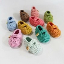 [천삼백케이] [러브컨츄리] (DIY)아기덧신(버튼용) 만들기, 청그린