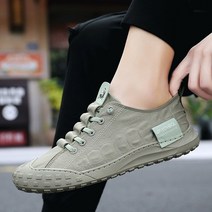 도오빠 미르슈 남성 스니커즈 캔버스 3CM 단화 키높이 운동화 플랫 드라이빙 슈즈 남자스니커즈 발편한 신발