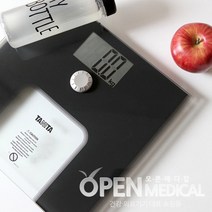 컴팩트 디지털 체중계 전자 저울 몸무게 슬림형 가정용 병원 헬스장 사우나 학교 이사 자취, 브라운