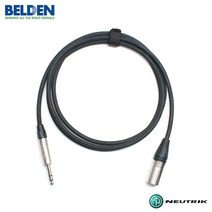 벨덴 8412 45m 오디오케이블 뉴트릭 6.3mm(TRS)-XLR(M) (BN-8412TRSM)