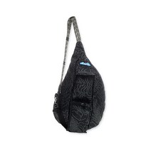 카부 KAVU 미니 로프 슬링 크로스바디 백팩 선셋 블록 가성비 추천 미국직구, Black Topo