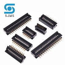 수플러그 IDC 소켓 커넥터 2.54mm 피치 1.27mm 플랫 리본 케이블 와이어 FD-6 8 10 16 20 30 40/50 핀 6p, 13 50 마력