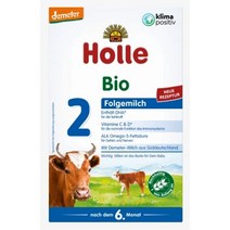 독일 Holle 홀레 2단계 비오 베이비 포뮬라 분유 600g 2팩