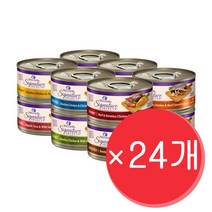 웰니스코어 시그니쳐셀렉트 슈레드 청키 플레이크 고양이주식 습식사료 79g 24개세트, 청키 소고기와닭고기 79g×24개
