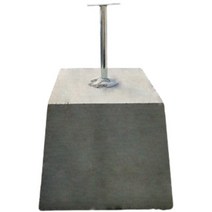 주춧돌 기초석 휀스기초 지주석 데크 디딤석 가로수, 짙은 회색