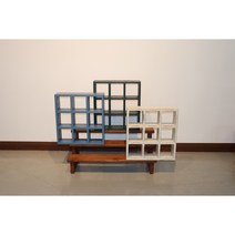 [곰지네 가구 이야기]빈티지 컵 장식장 mini ver., 포레스트그린