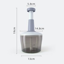 가정용 프레스 유형 다기능 요리 기계 주방 스테인레스 스틸 고기 다진 마늘 사수 주방 악세사리, as shown, 하나