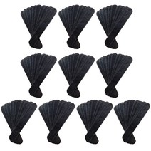 리빙준 모자 패드, 03.모자 기본패드 블랙 100개 세트