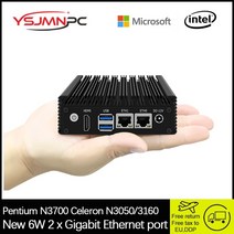 산업용 컴퓨터 PC x86 소프트 라우팅 셀러론 n3050n3160n3700 미니 6w 저전력 팬리스 포켓 에너지 절약 마이크로, 셀러론 n3050, 우리를, 8기가 램 256기가 SSD
