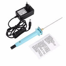 스티로폼절단기 자르기 칼 커터스테인레스 스틸 폼 커터 30W 10CM 전기 폴리스티렌 커팅 머신 펜 AC100-240, 03 with EU plug