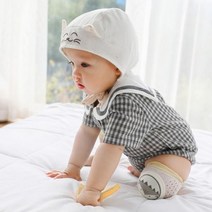 남자 무릎 친구 아기 애기돌 100일 출산 유아 조카백일 여자 아기돌 보호대 선물, 핑크