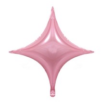 파티샵 은박풍선 사각별풍선, 핑크