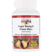 네츄럴 펙터스 유기농 마카인삼 마카 500mg 90정
