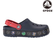 크록스 크록스 아동 샌들 펀랩 마블밴드 라이트 클로그 키즈 205507-410