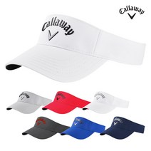 캘러웨이 20 리퀴드 메탈 남성 바이저 썬캡 골프모자, 화이트