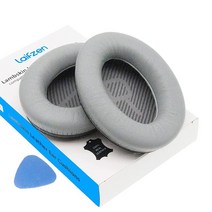 Lambskin QC45 QC35ii QC35 QC25 QC15 이어패드 쿠션 교체용 이어 패드 보스 QC 45 35 II QC2 AE2 AE2i AE2w SoundLink Sou, Silver Earpad Silver Scrim