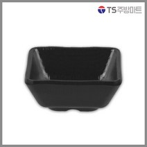 [돌산멜라민] 체크(흑) - 정초장 (업소용그릇 멜라민그릇 예쁜그릇 식당접시 멜라민볼 멜라민찬기 검정색그릇), (DS-7774), 검정