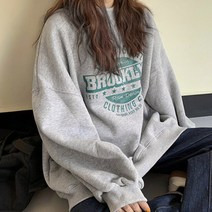 쉬블림로브 루즈핏 프린팅 맨투맨 티셔츠_보버 GW1627
