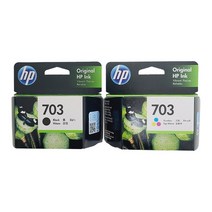 HP NO.703 정품잉크 CD887AA CD888AA, NO.703 (흑백+칼라)세트/정품, 1개