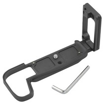 캐논 EOS RP 수직 퀵 릴리스 L 플레이트 브래킷 홀더 핸드 그립베이스 핸들, 02 Black