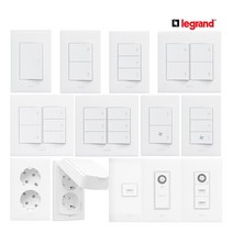 르그랑 아펠라 화이트 스위치 콘센트 통신 모음 1구 2구 3구 4구 5구 6구, 6. 스위치 6구, 1개