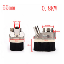 목공 집진기 가정용 이동식 65mm 80mm 스테인레스 스틸 재료 cnc 먼지 커버 수집기 cnc 기계 액세서리 0.8kw1.5kw2.2kw 스핀들 모터