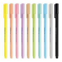 스테들러 362C 트리플러스 파스텔 형광펜 1자루 10color, 파스텔 핑크(C-210)