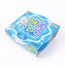 도너랜드 엔젤슬라임 330g (투명/분홍/파랑/반짝이), 파랑