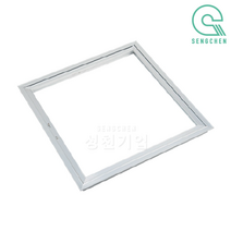 금강산업 알루미늄 점검구(나사형) (1BOX), 저광, 은색