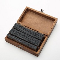 빈티지 나무 스탬프 DIY 숫자 알파벳 고무 세트 저널링 공예 카드 만들기 그림 교육용 70 개, A, A