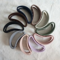 바나나 유광 무광 빅 큰 반묶음 올림머리 헤어 집게핀