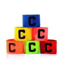 축구 풋살 주장 완장 캡틴 리더 대회 경기 암밴드 용품 소품, 그린(끈 없는 벨크로타입)