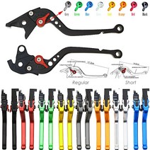 짧고 긴 가와사키 Z800 / E 버전 2013 2014 Z750 Z750S 모델이 아님 2007-2012 바이크 오토바이 CNC 브레이크 클러치 레버, [06] Short gold
