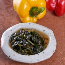 평창애 강원도 평창산 나물 장아찌 명이 삼잎 방풍나물 왕 질경이 파프리카잎 나물장아찌, 파프리카잎 장아찌 1kg