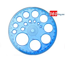 각도기 디지털각도기 수평계 360 학위 플라스틱 각도기 측정 11.5cm 직경 원형 드로잉 템플릿 메이커 학교, 한개옵션0