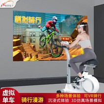 가상 자전거 애니메이션 로밍 VR 라이딩 현실 5D 홀로그램 시스템 몰입형 스마트 스피닝 바이크, 버추얼 라이드 + 로밍(풀세트)