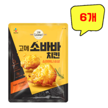 CJ 고메 소바바치킨 소이허니 순살, 180g, 6개