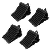 고임목 차량용 캠핑용 오르막주차 밀림방지 4Pcs Antislip Vehicle Car Truck Wheel Tire Chock Stop Block, 01 샴페인