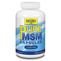 Natural Balance 퓨어 MSM 1000mg 캡슐, 120개입, 1개