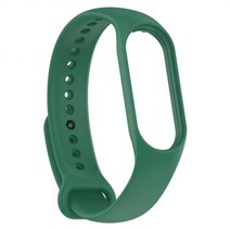 솔리드 밴드 팔찌 Xiao mi Mi Band 7 실리콘 스트랩 손목 5 Wriststrap For Hot, 13 CN add dark green