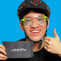 Airfly 에어플라이 스포츠고글 자전거고글 프리미엄 선글라스, 편광렌즈-블루