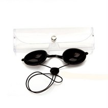 눈가리개 미용 피부 태닝 LED마스크 안대 보호안대, 1개, 레이저눈가리개 블랙