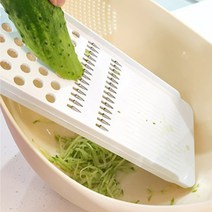 주방채소갈이강판 사각 플라스틱 야채가는도구, 굵은채 3mm
