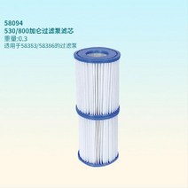 Bestway 수영장여과기 펌프 필터, 530갤런용 필터