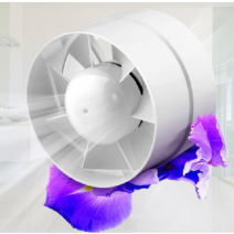 파이프 배기 팬 화장실 환기 4 인치 110PVC 음소거 주방 작은 100, 기본